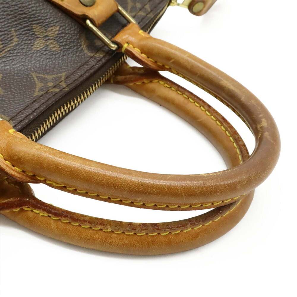 LOUIS VUITTON Brown Monogram Speedy 25 Boston Bag - Picture 5 of 9